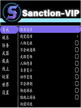 Sanction Menu